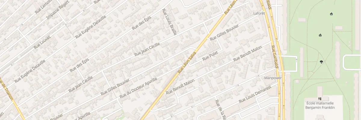 Plan du 8 Rue du Docteur Apvrille à Sotteville-lès-Rouen