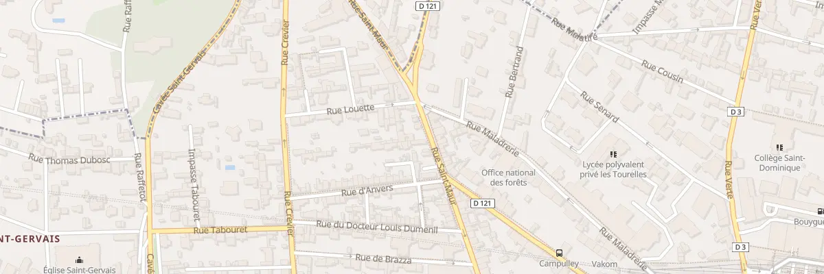 Plan du 57 Rue Saint Maur à Rouen
