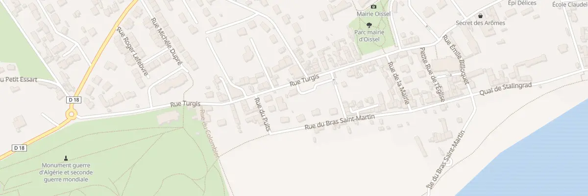 Plan du 16 Rue Turgis à Oissel-sur-Seine