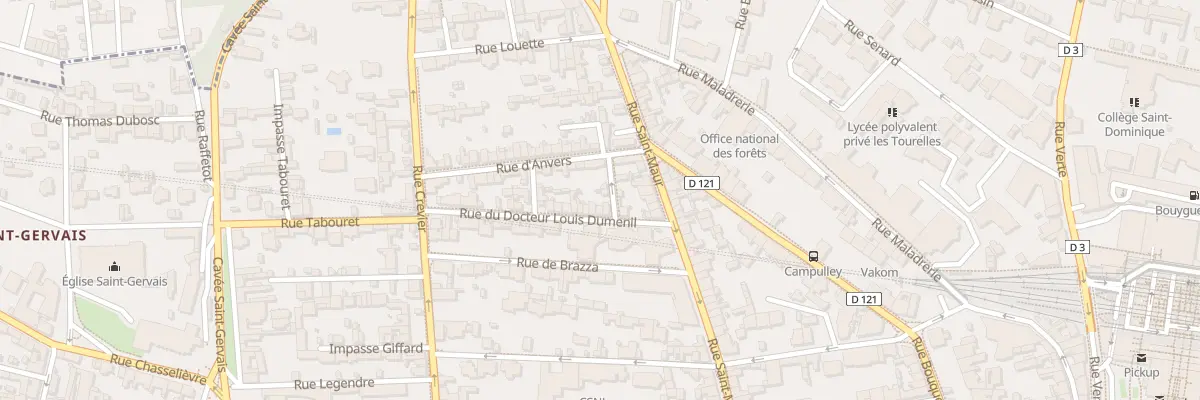 Plan du 4 Rue du Doc Louis Dumenil à Rouen
