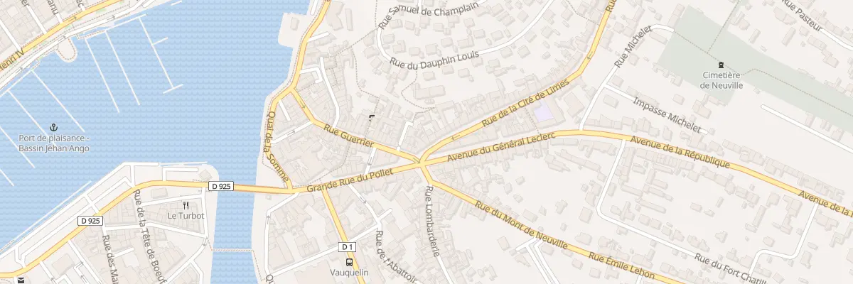 Plan du 5 Rue de la Cite de Limes à Dieppe