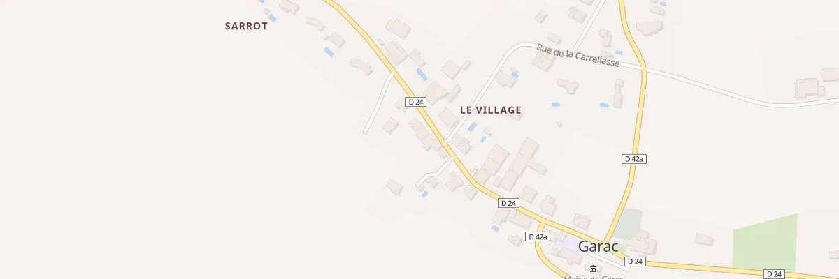 Plan du 29 Village à Garac