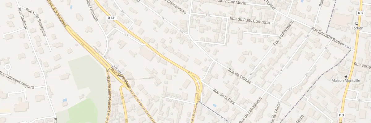 Plan du 6 Av Gallieni à Mont-Saint-Aignan