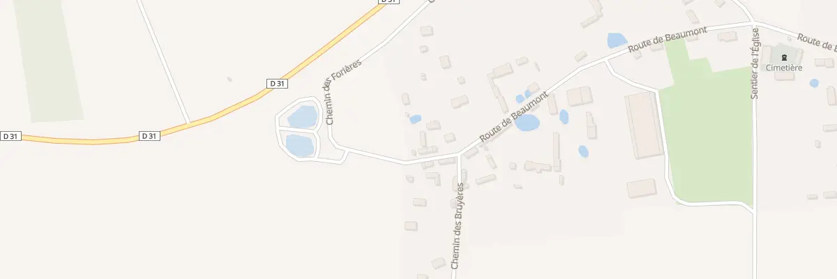 Plan du 36 Rte de Beaumont à Parville