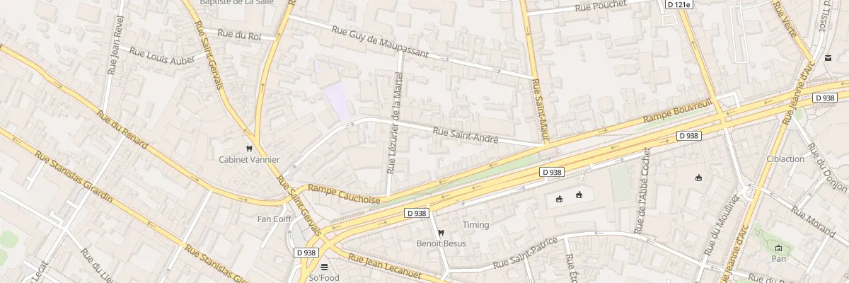 Plan du 11 Rue Saint-André à Rouen