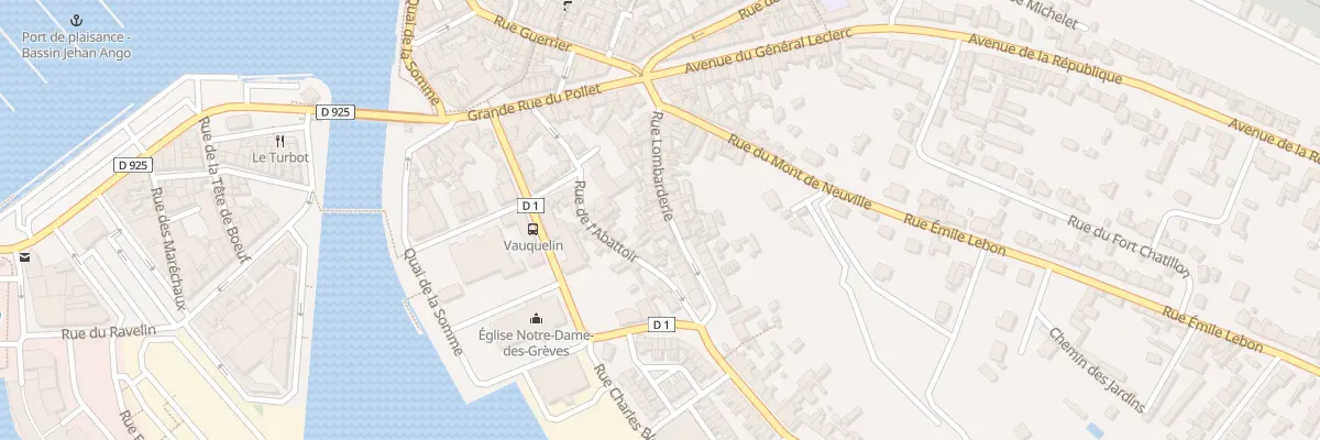 Plan du 34 Rue de la Lombarderie à Dieppe