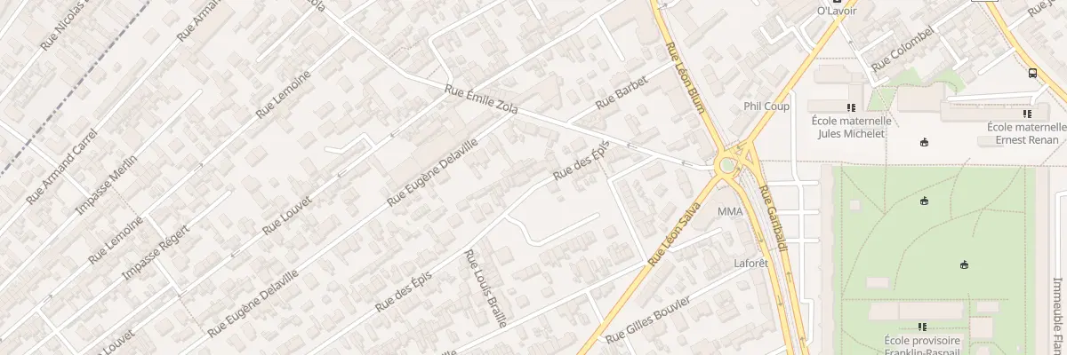 Plan du 87 Rue des Epis à Sotteville-lès-Rouen
