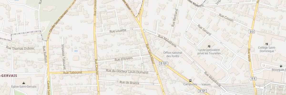 Plan du 53 Rue Saint Maur à Rouen