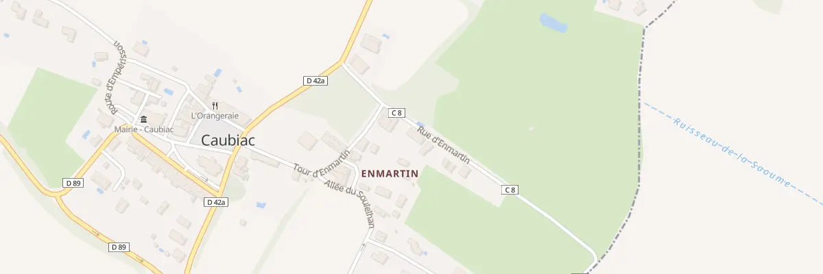 Plan du 110 Rue d’Enmartin à Caubiac