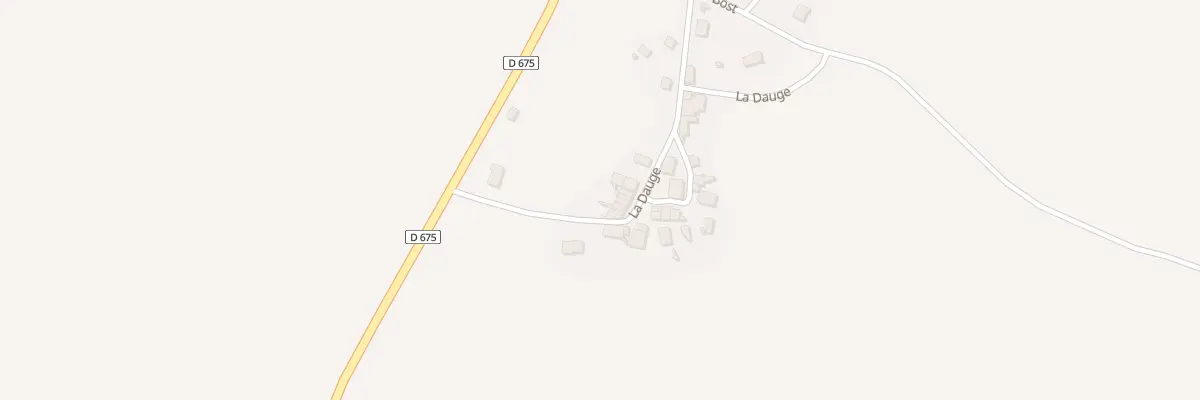 Plan du 5052 La Dauge à La Bazeuge