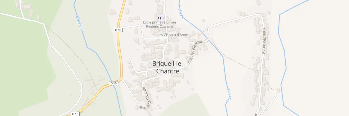 Plan du 5387 Le Bourg à Brigueil-le-Chantre