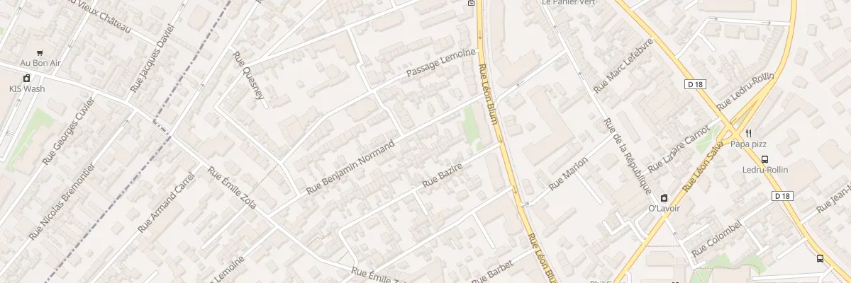 Plan du 31 Rue Benjamin Normand à Sotteville-lès-Rouen