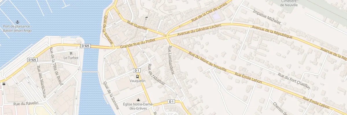 Plan du 5 Rue de la Lombarderie à Dieppe