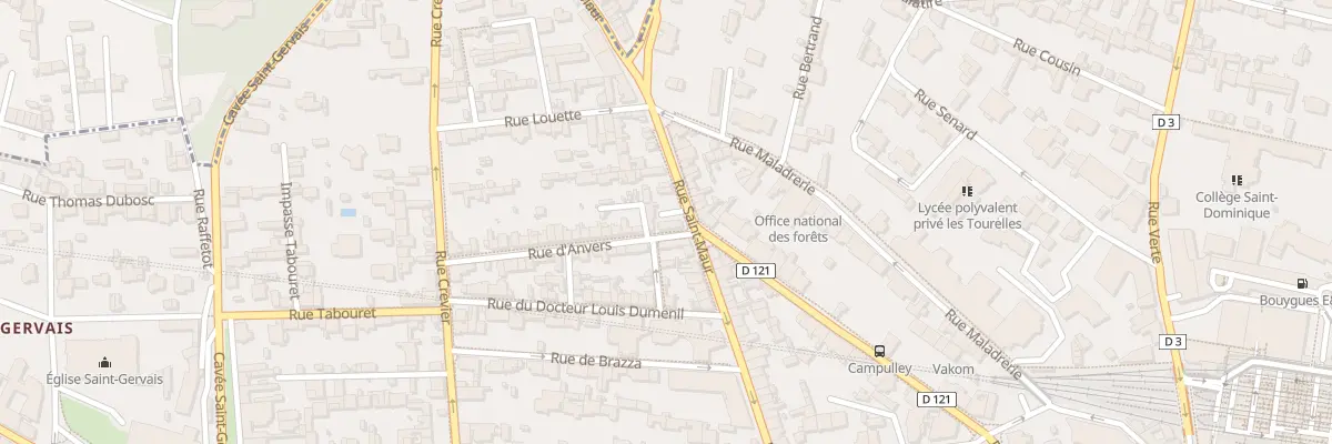 Plan du 51 Rue Saint Maur à Rouen