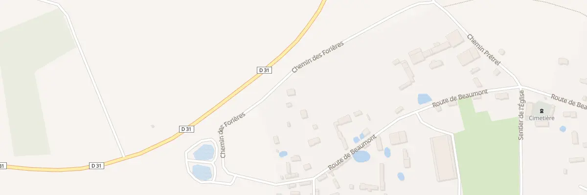 Plan du 3 Che des Forieres à Parville