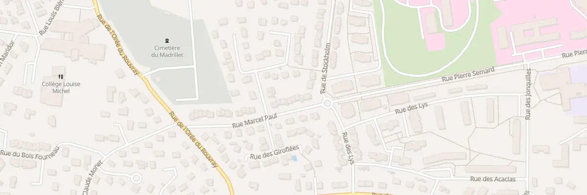 Plan du 8 Rue Marcel Paul à Saint-Étienne-du-Rouvray