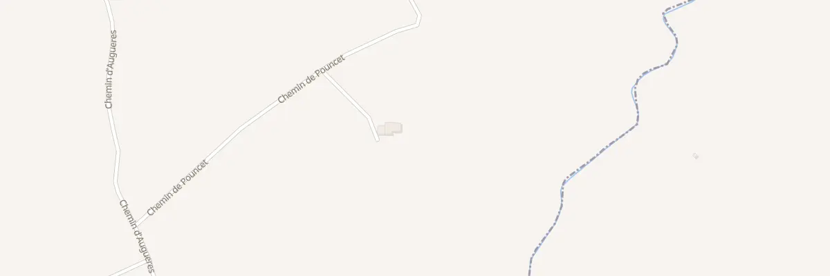 Plan du 306 Che de Pouncet au Fousseret