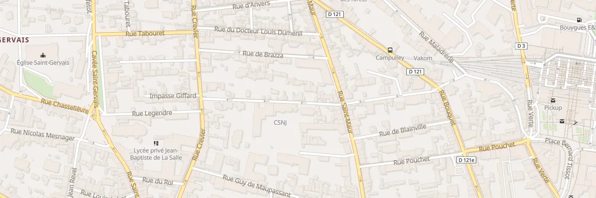 Plan du 6 Rue d’Herbouville à Rouen