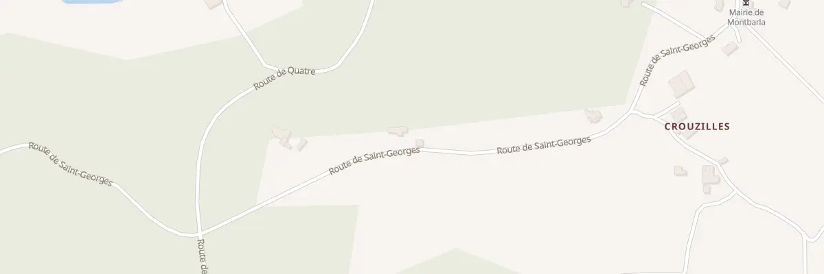 Plan du 5015 Saint Georges à Montbarla