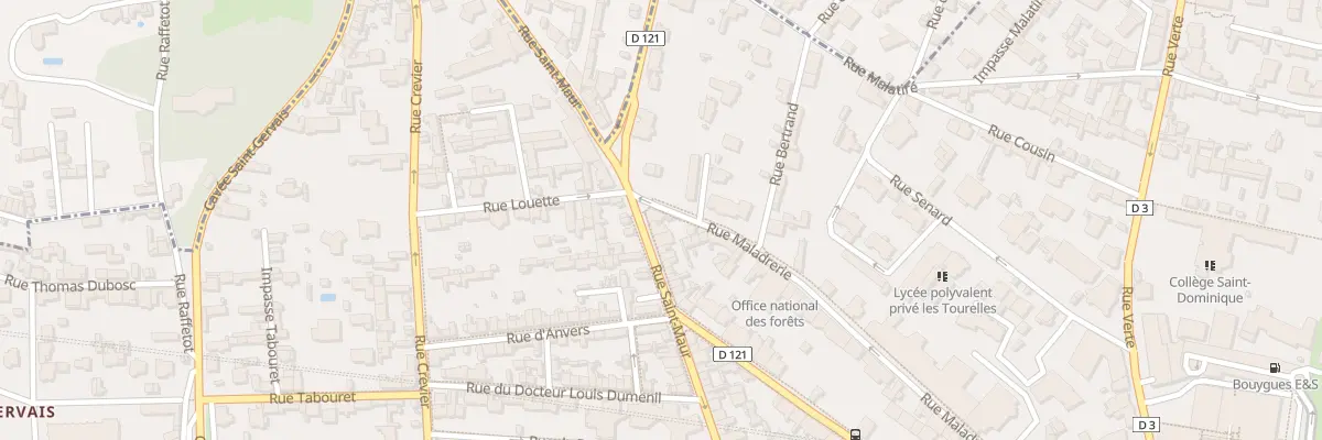 Plan du 110 Rue Saint Maur à Rouen