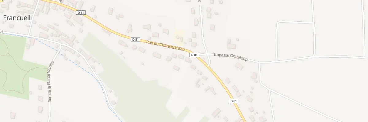 Plan du 28B Rue du Château d’Eau à Francueil