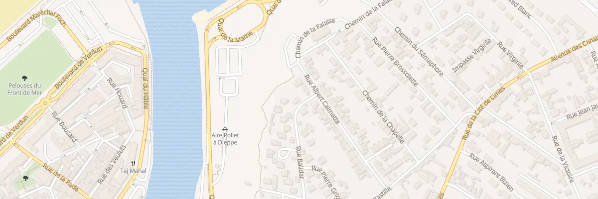 Plan du 2B Rue Balidar à Dieppe