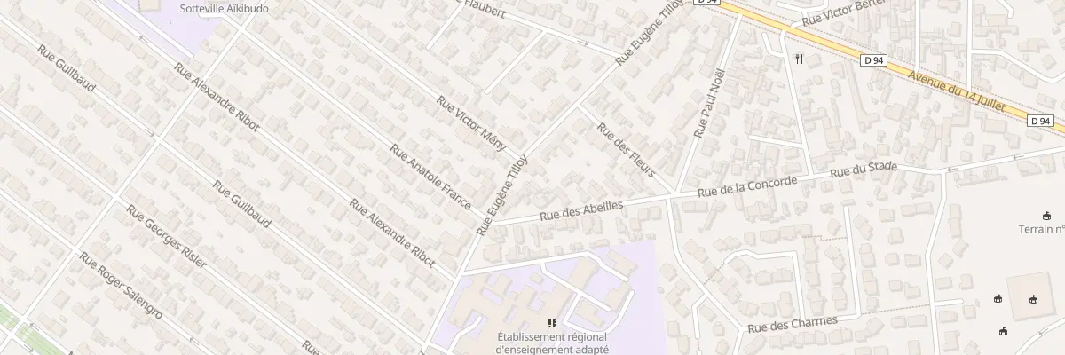 Plan du 29 Rue Eugene Tilloy à Sotteville-lès-Rouen