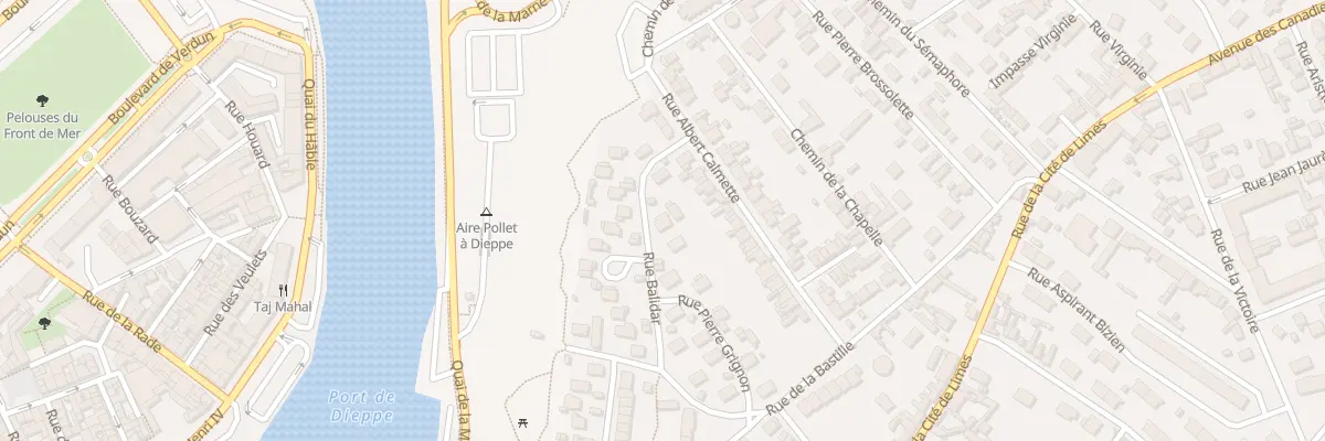 Plan du 3 Rue Balidar à Dieppe