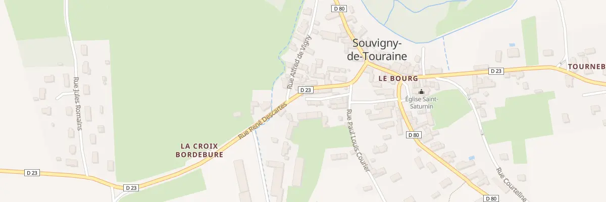 Plan du 4 Rue Rene Boisleve à Souvigny-de-Touraine