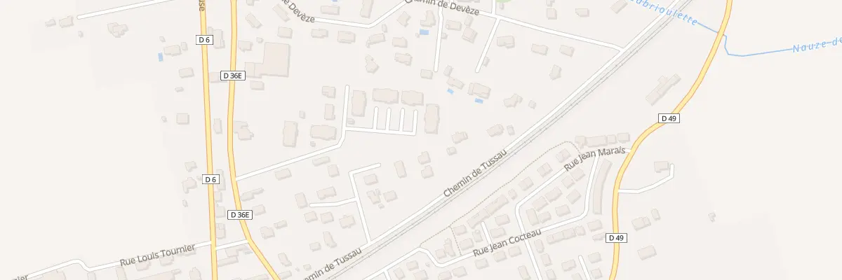 Plan du 22 Che de Tussau à Cazères