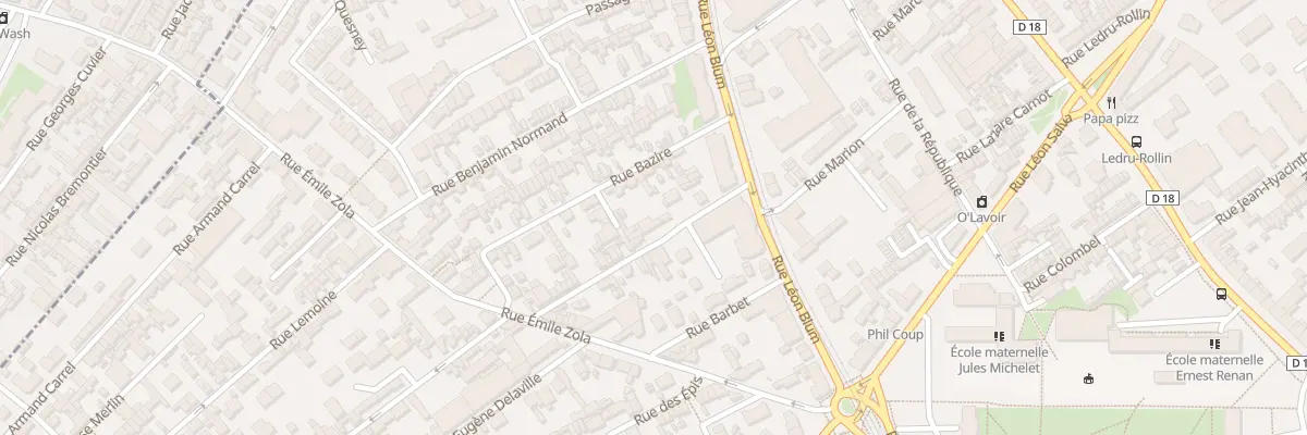 Plan du 8 Rue Ernest Renan à Sotteville-lès-Rouen