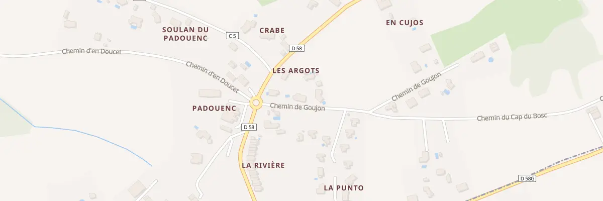Plan du 5002F Les Argots à Empeaux