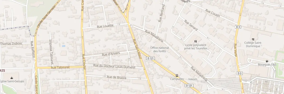 Plan du 66 Rue Bouquet à Rouen