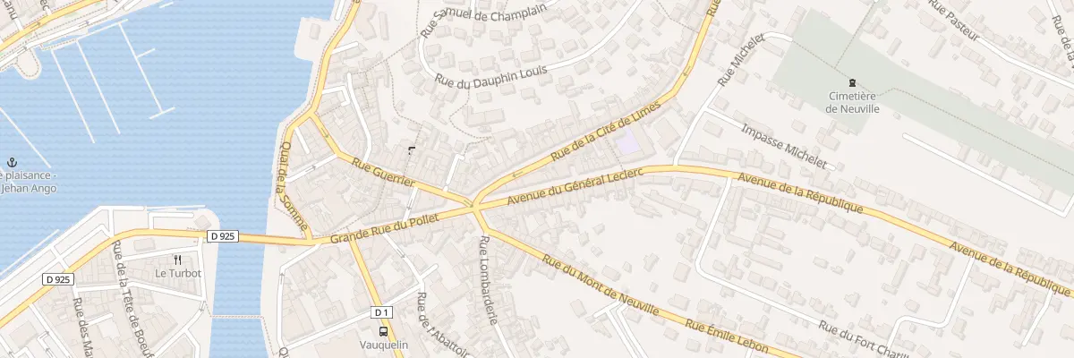 Plan du 6 Rue de la Cite de Limes à Dieppe
