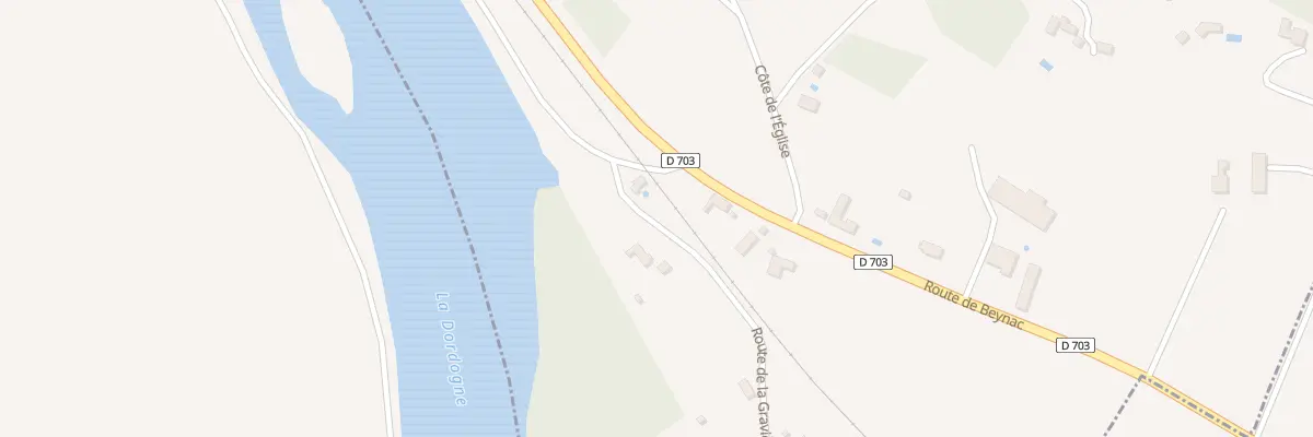 Plan du 931 Rte de la Gravière à Castels et Bézenac