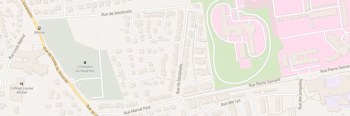Plan du 74 Rue de Stockholm à Saint-Étienne-du-Rouvray