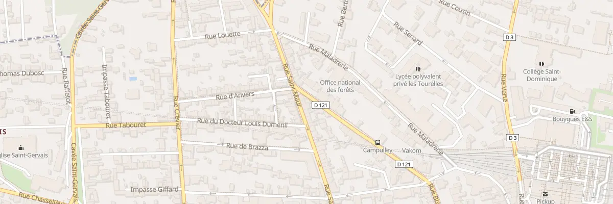 Plan du 86 Rue Saint Maur à Rouen