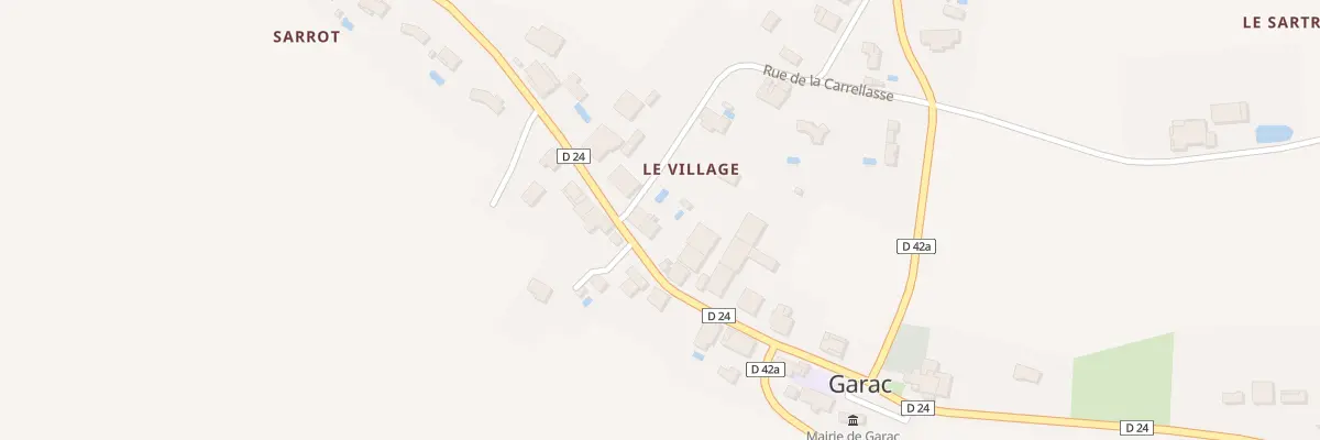 Plan du 34 Village à Garac
