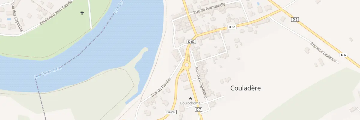 Plan du 2 Rue de l’Eglise à Couladère
