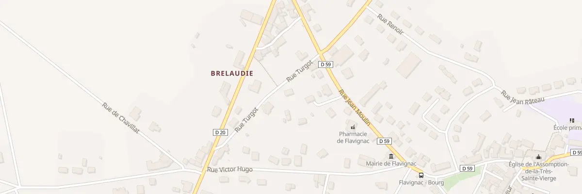 Plan du 7 Rue Turgot à Flavignac