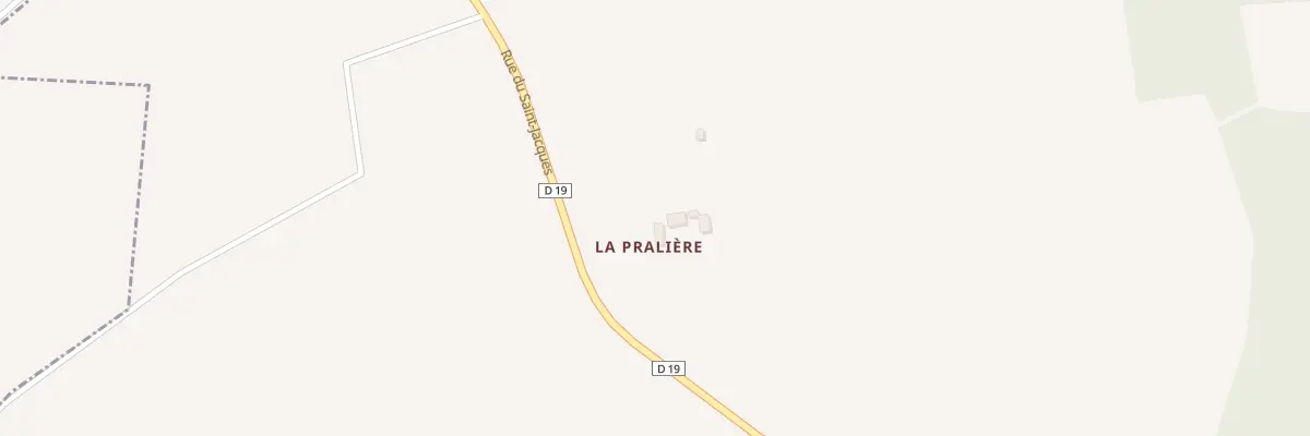 Plan du 5001 La Praliere à Bouffry