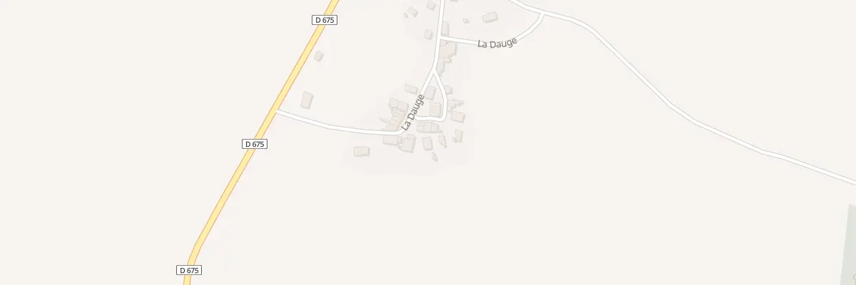 Plan du 5055 La Dauge à La Bazeuge