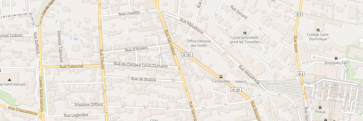 Plan du 80 Rue Saint Maur à Rouen