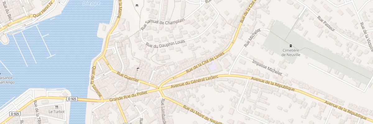 Plan du 35 Rue de la Cite de Limes à Dieppe