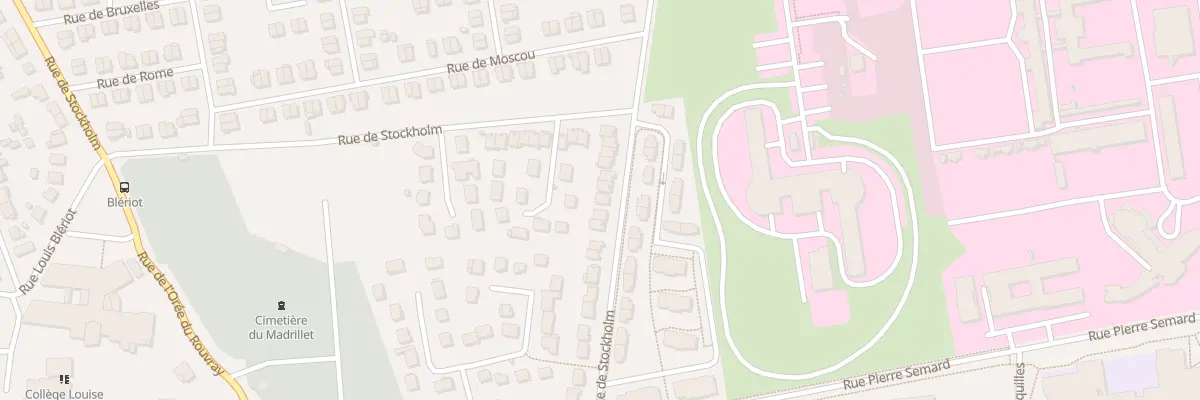 Plan du 62 Rue de Stockholm à Saint-Étienne-du-Rouvray