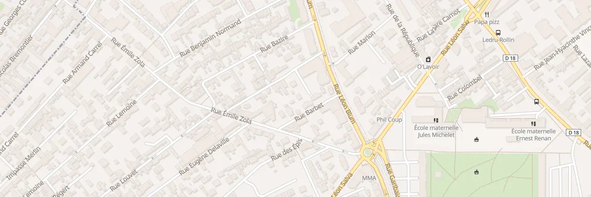 Plan du 29 Rue Ernest Renan à Sotteville-lès-Rouen