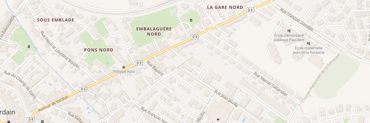 Plan du 4 Rue Jean Jaurès à L’Isle-Jourdain