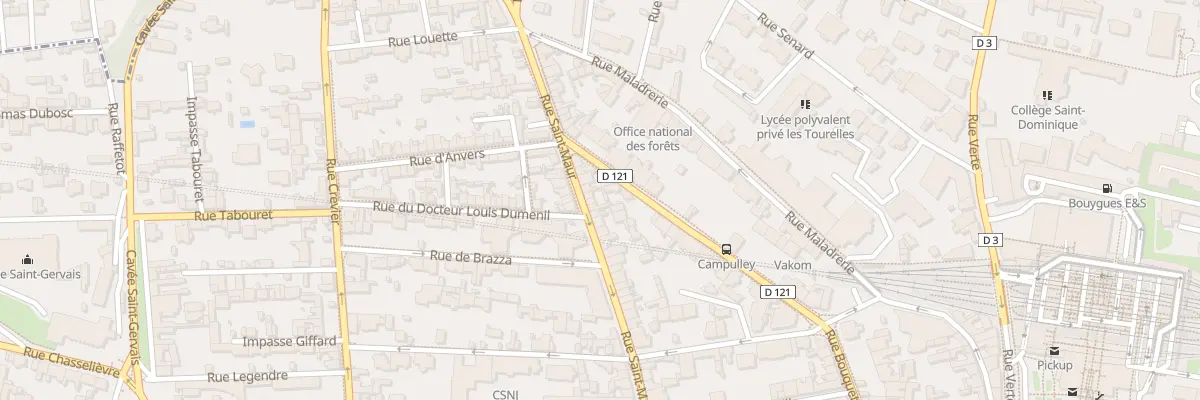 Plan du 78 Rue Saint Maur à Rouen