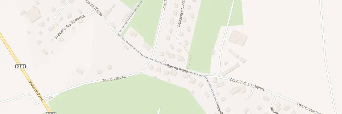 Plan du 6 Rue du Frene à Rouxmesnil-Bouteilles