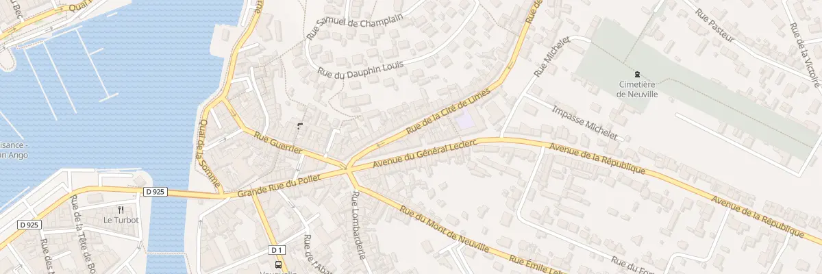 Plan du 14 Rue de la Cite de Limes à Dieppe